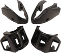 Edge coverset voor stuurschakelaar links + rechts - vespa primavera sprint - glanzend zwart