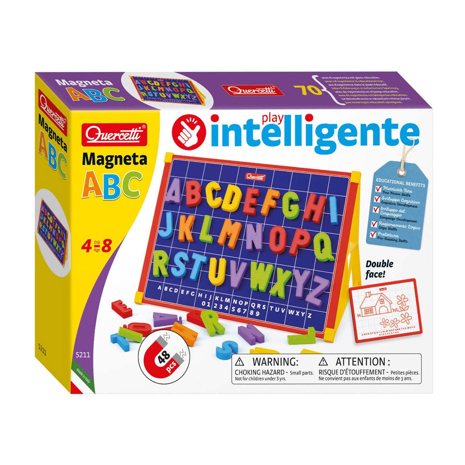 Quercetti abc magneetbord