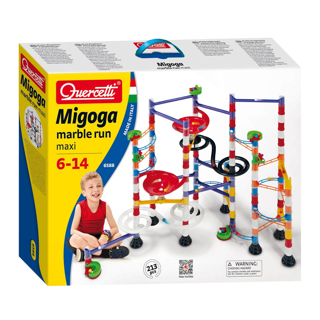 Quercetti knikkerbaan migoga maxi, 213dlg.