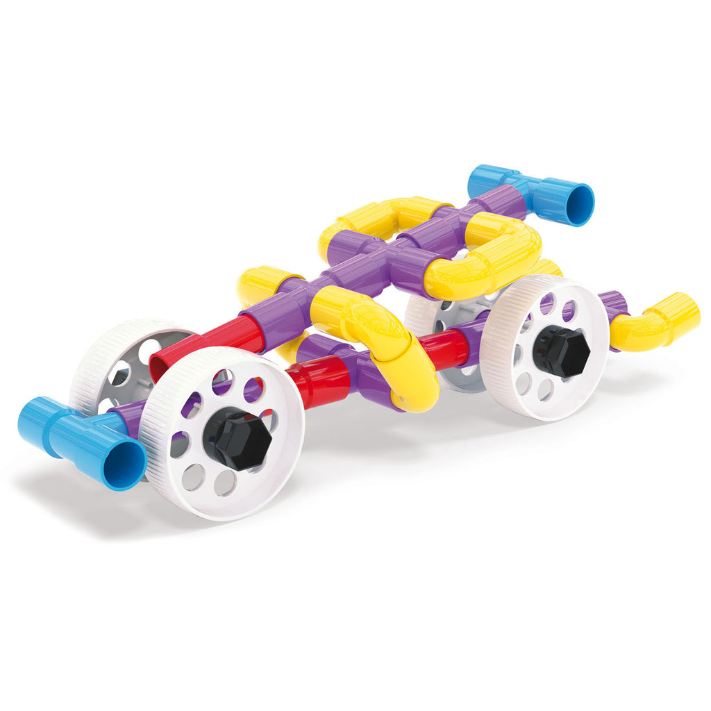 Quercetti buizenconstructie set, 68dlg.