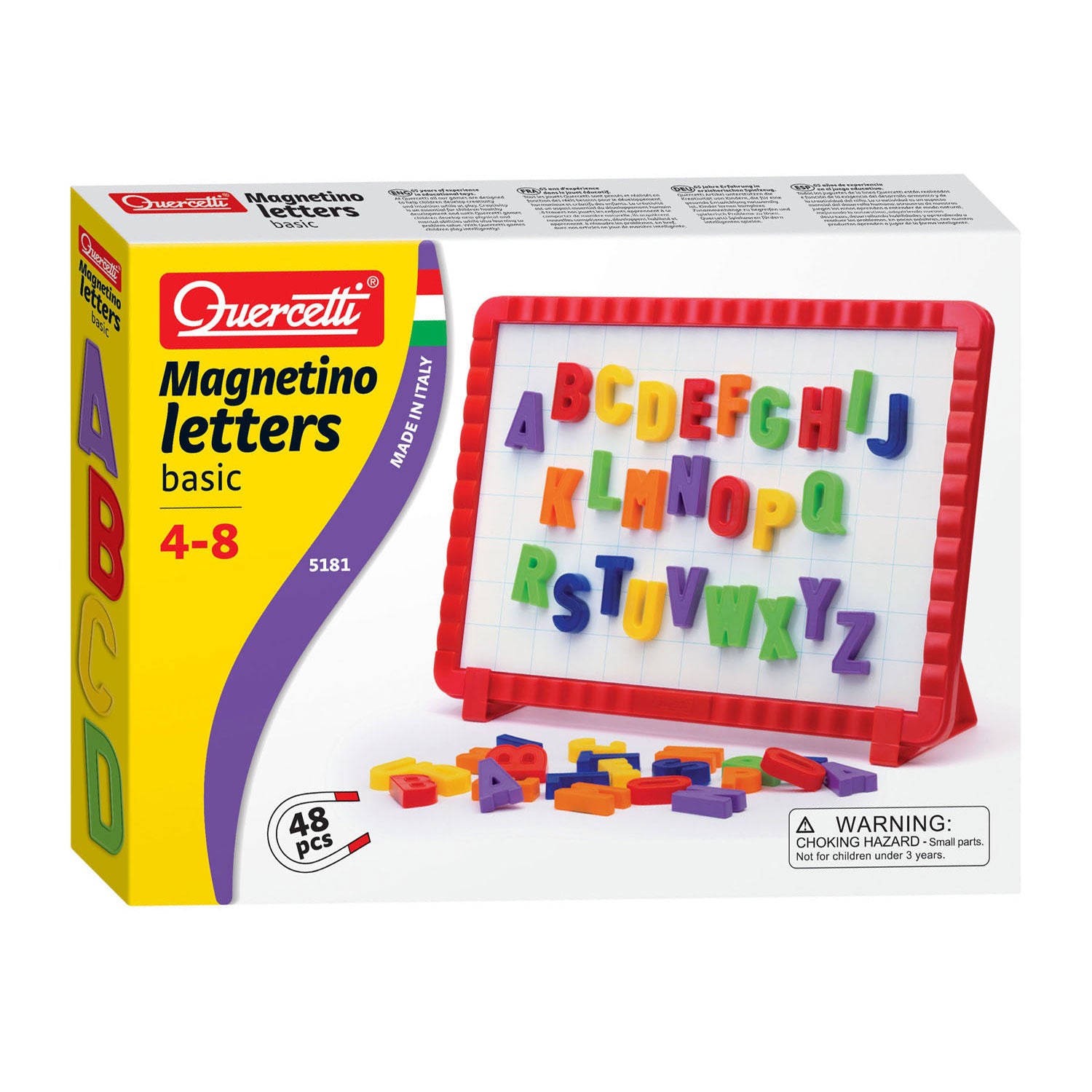Quercetti magneetbord basic letters