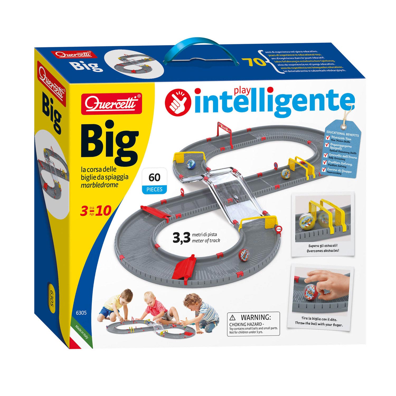 Quercetti big knikker obstakelparcours