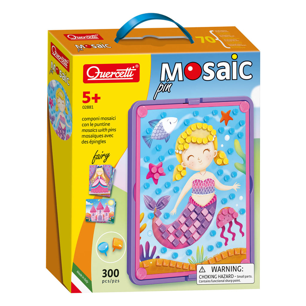 Quercetti insteek mozaïek prinses, 300 pins
