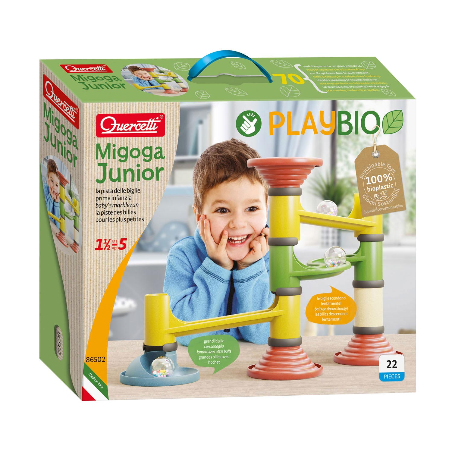 Quercetti playbio junior knikkerbaan migoga
