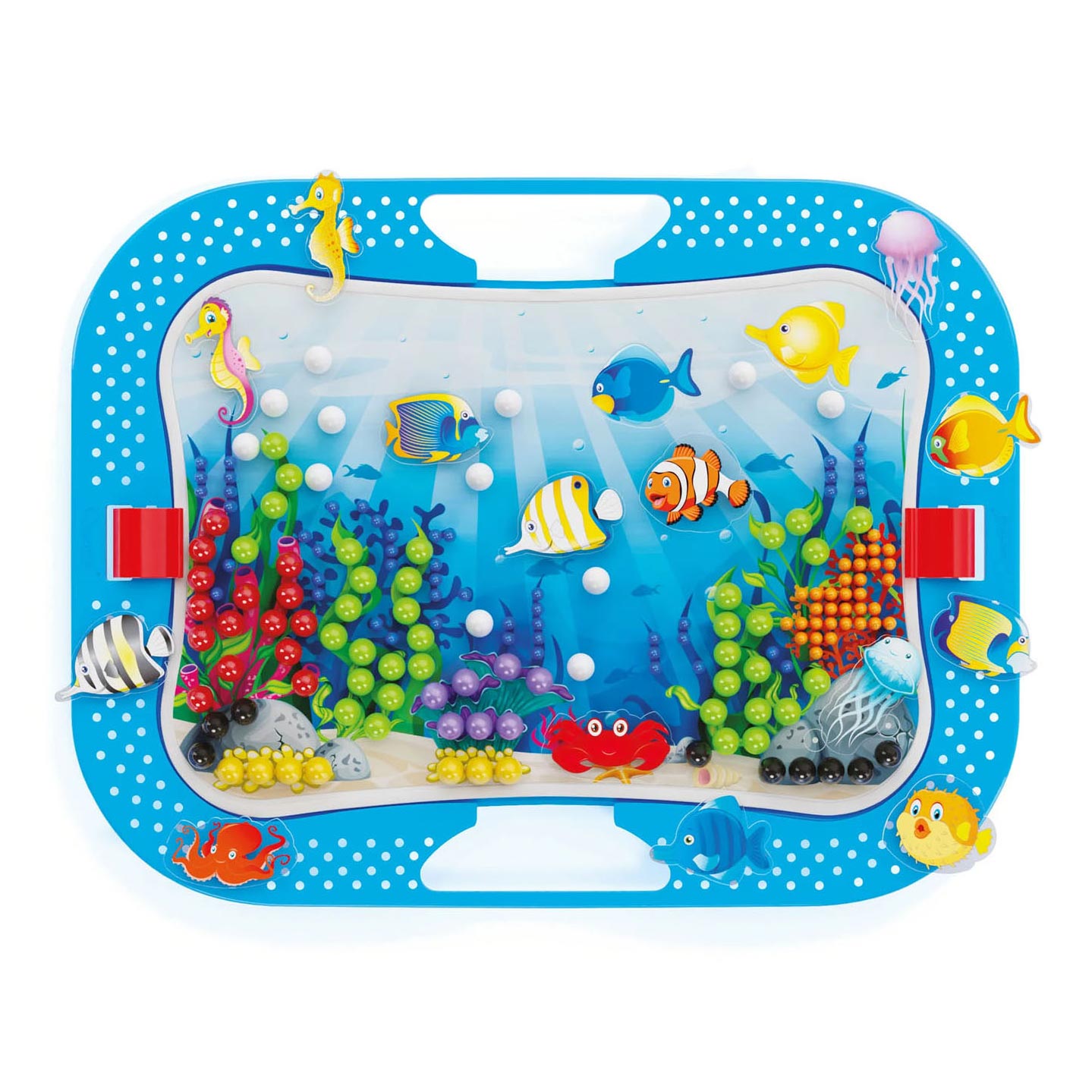 Quercetti oceaan plezier fish pegs insteek mozaïek, 316dlg.