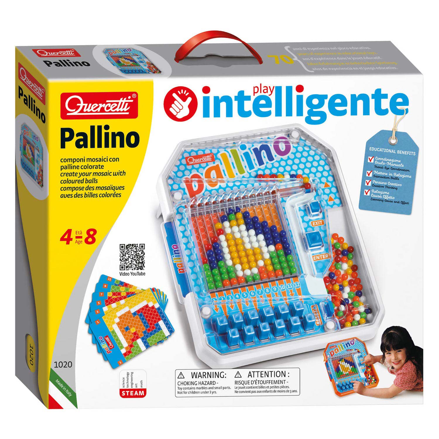 Quercetti pallino vormen en kleuren spel
