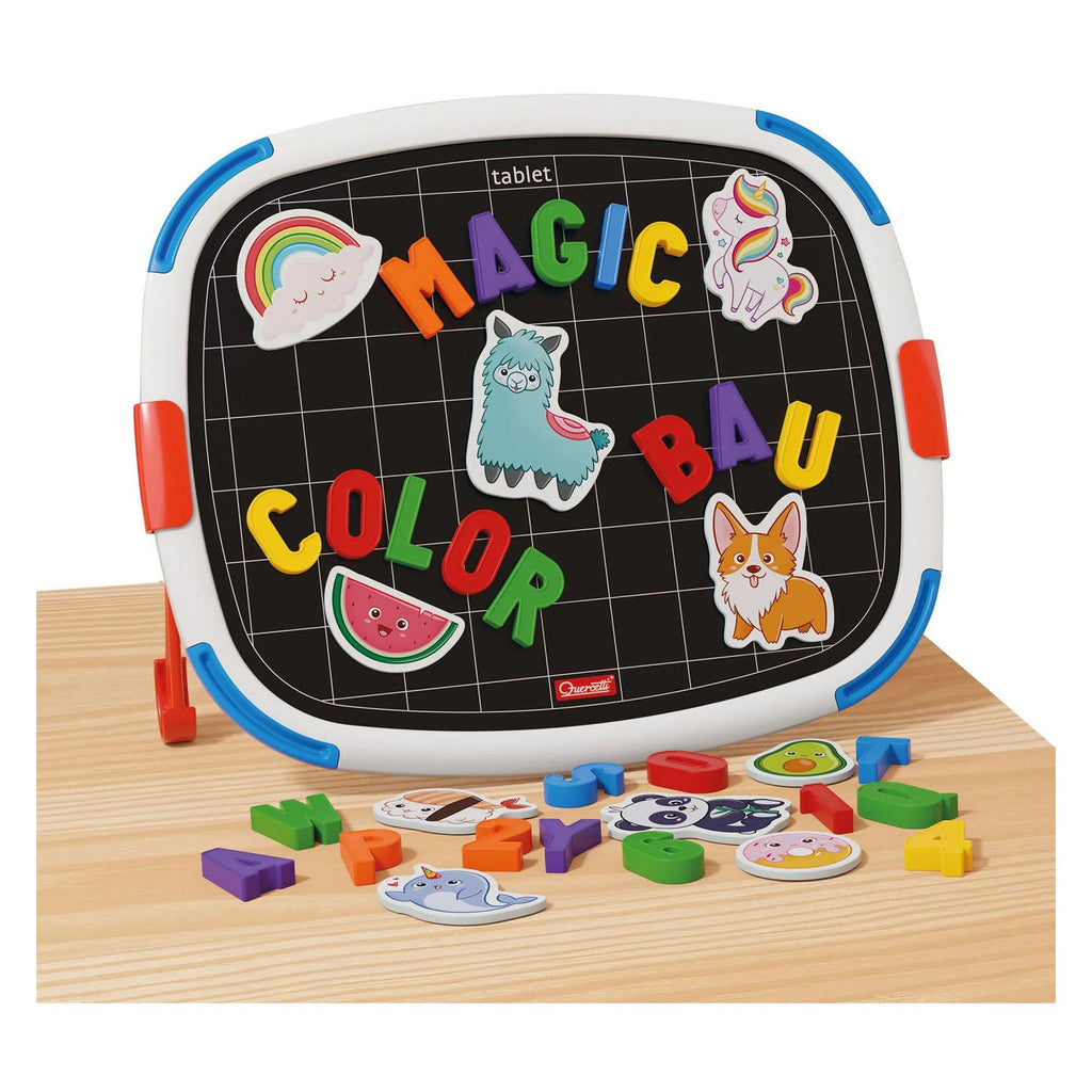 Quercetti magneet tablet basis letters