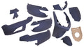 Edge plaatset 9-delig voor peugeot new vivacity vanaf bouwjaar 2008 50cc 2 4 takt - mat blauw