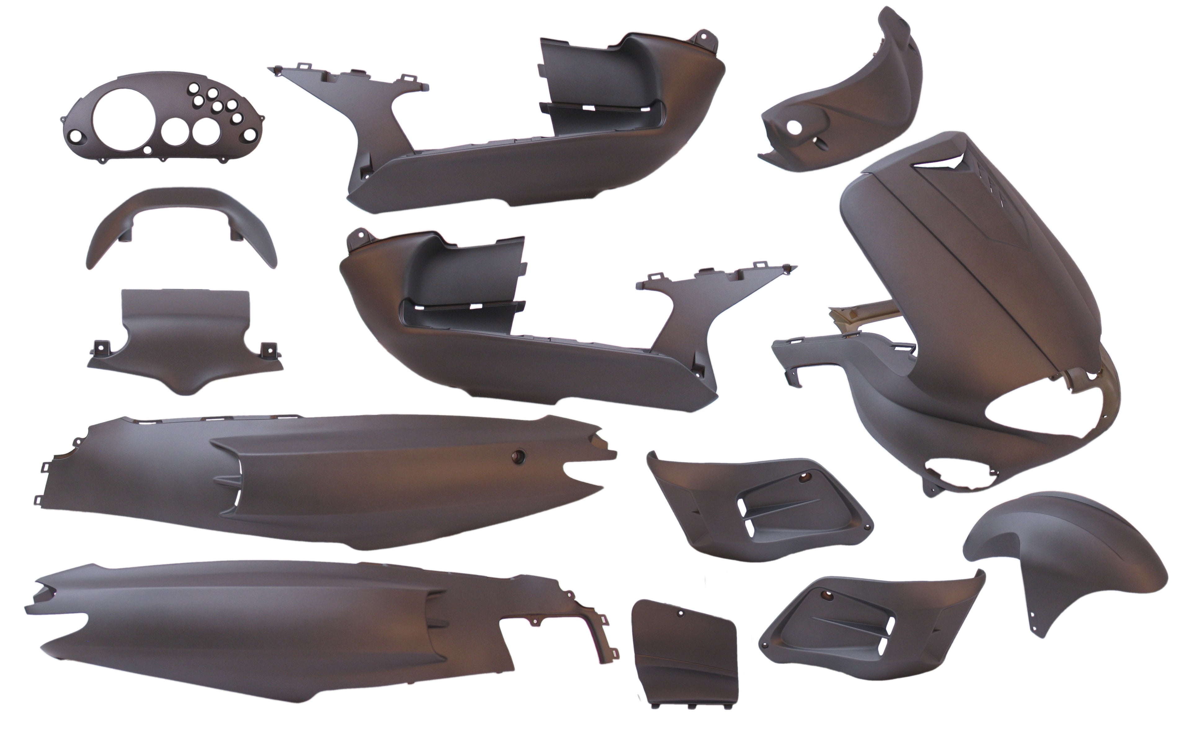 Edge plaatset 15-delig voor gilera runner tot bouwjaar 08-2005 - mat grijs