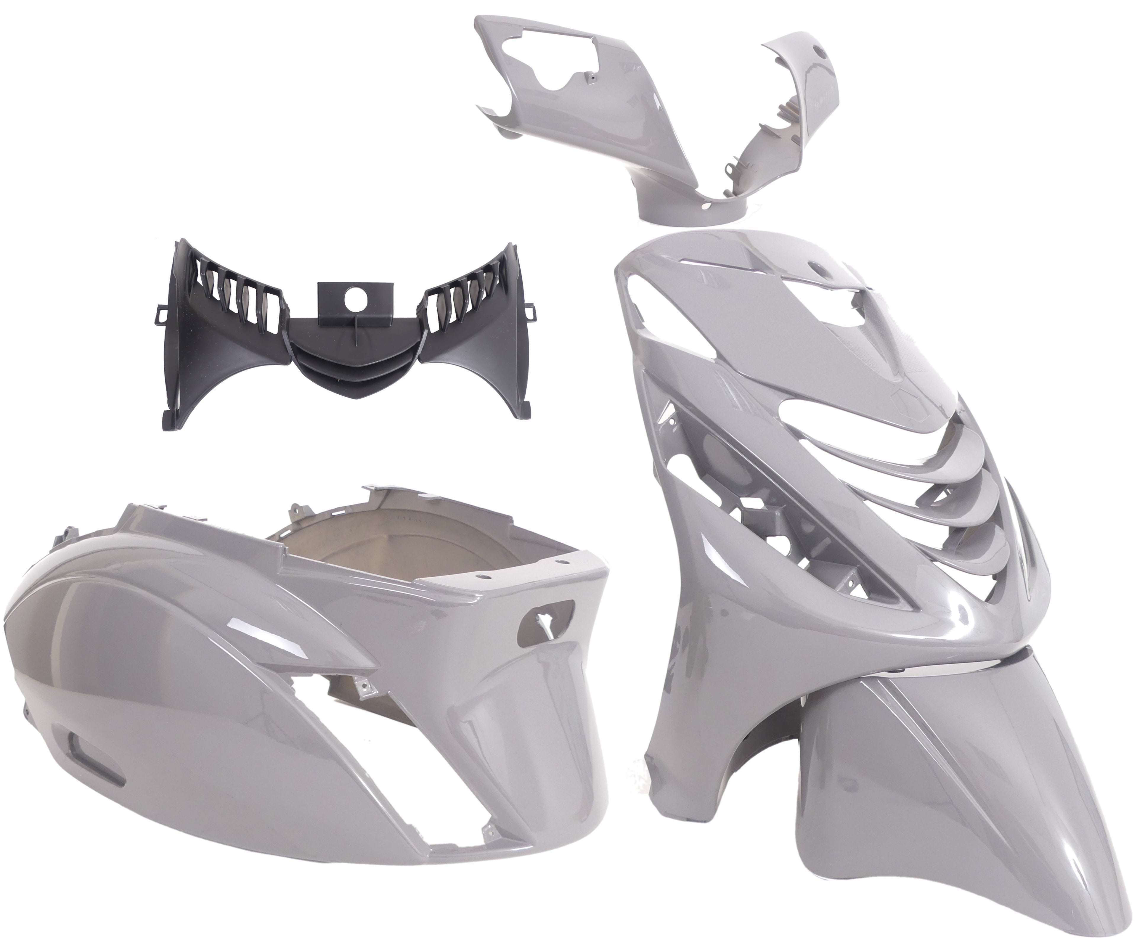 Edge plaatset 5-delig voor piaggio zip-sp vanaf bouwjaar 2000 - nardo grey