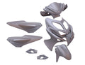 Edge plaatset 9-delig yamaha aerox-r vanaf bouwjaar 2014 - mat grijs