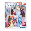 Clementoni disney frozen 2 supercolor puzzel 2x20 stukjes