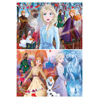Clementoni disney frozen 2 supercolor puzzel 2x20 stukjes