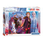 Clementoni puzzel super 104pcs frozen 2