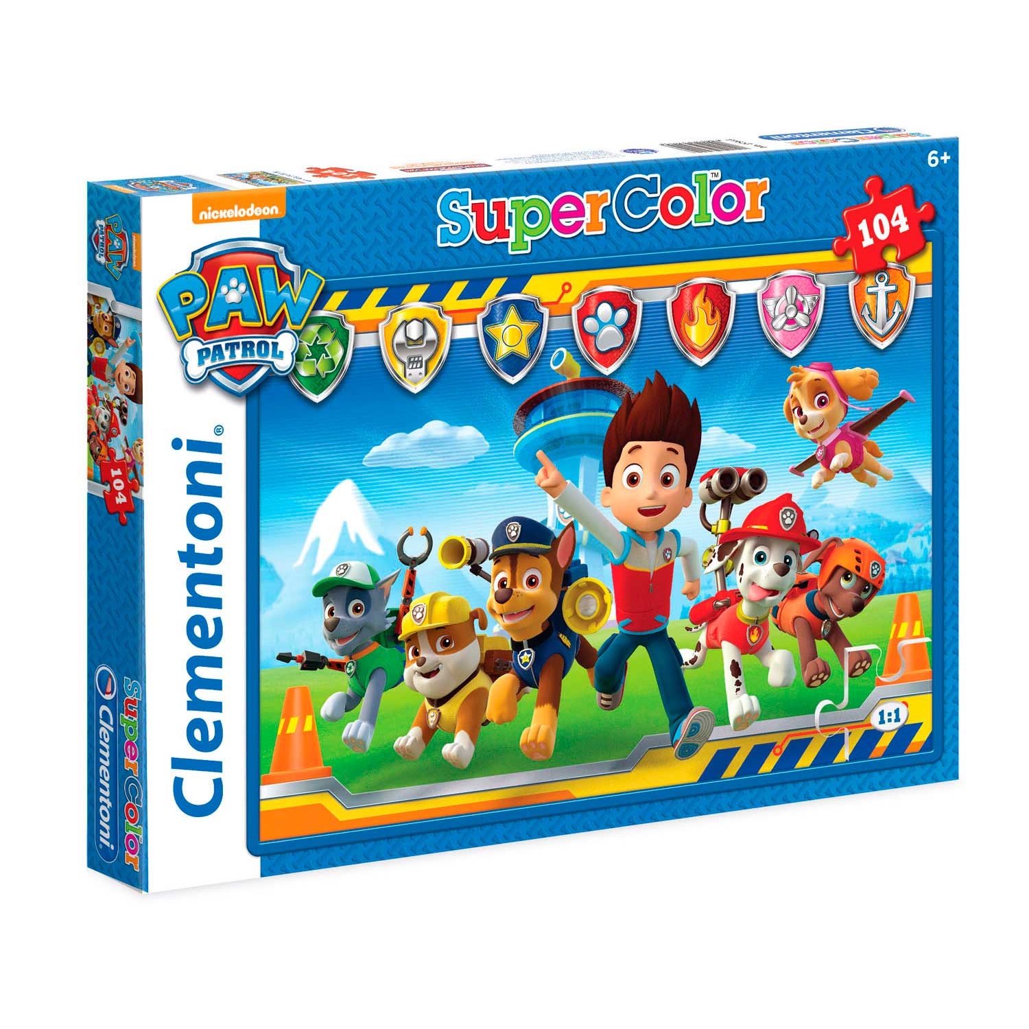 Clementoni puzzel paw patrol, 104st.