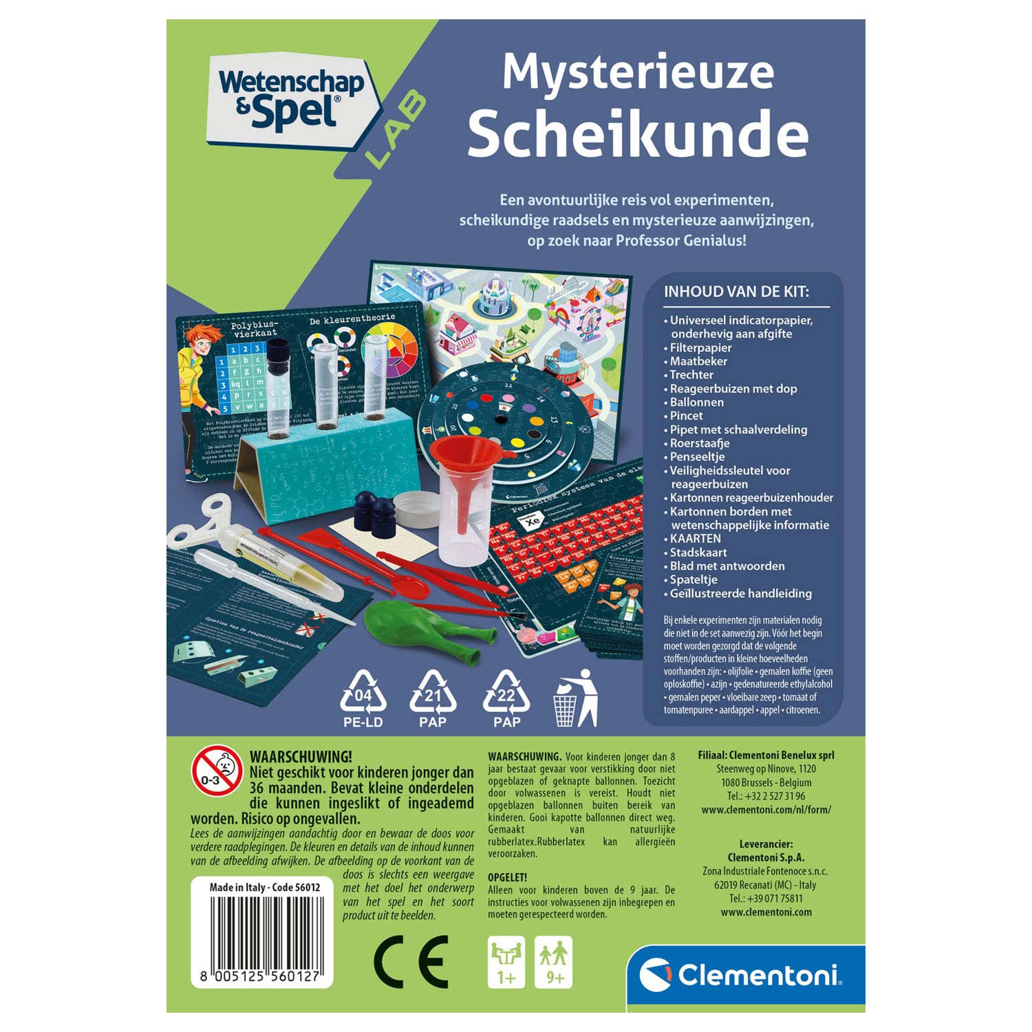 Clementoni wetenschap chemieset