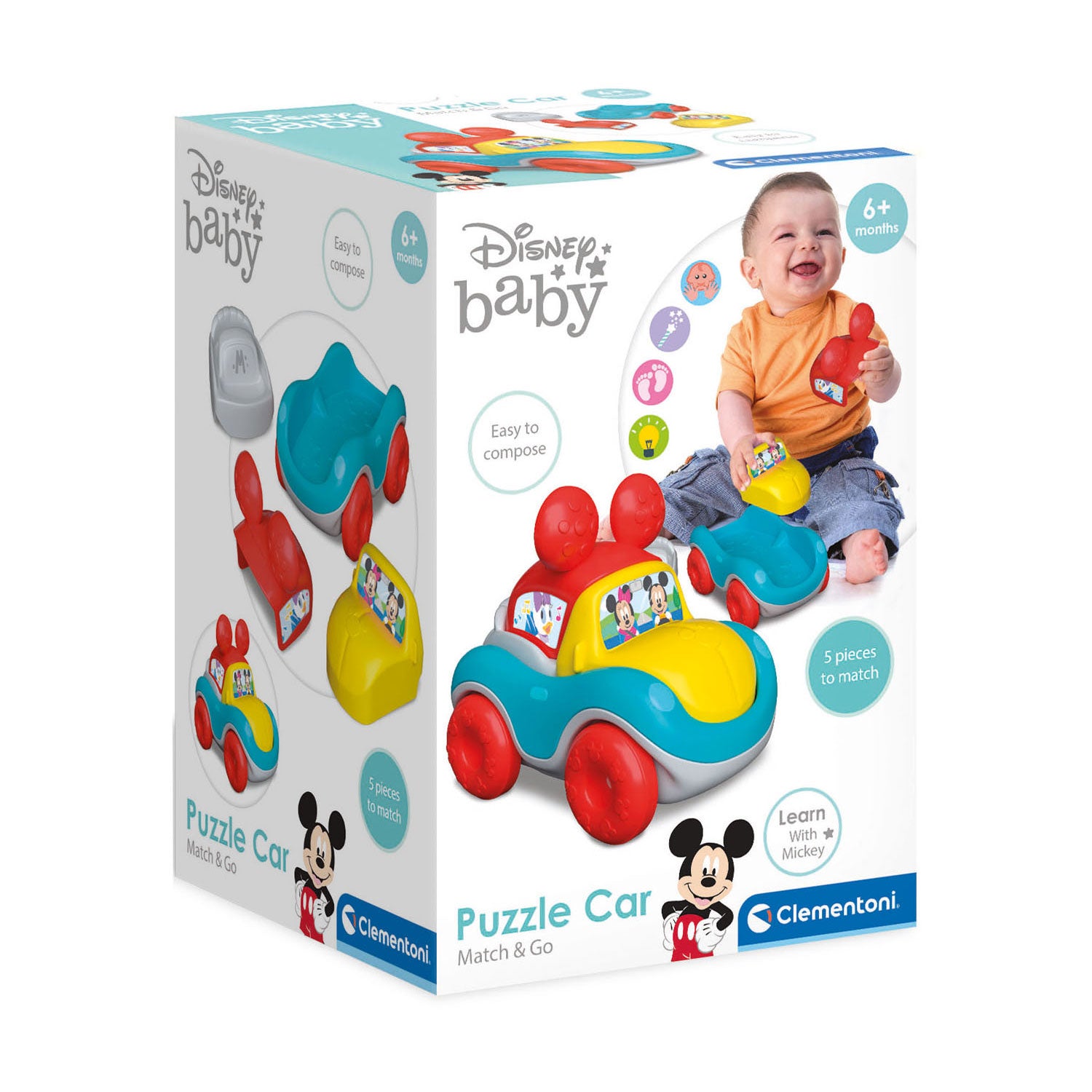 Clementoni baby disney puzzel auto