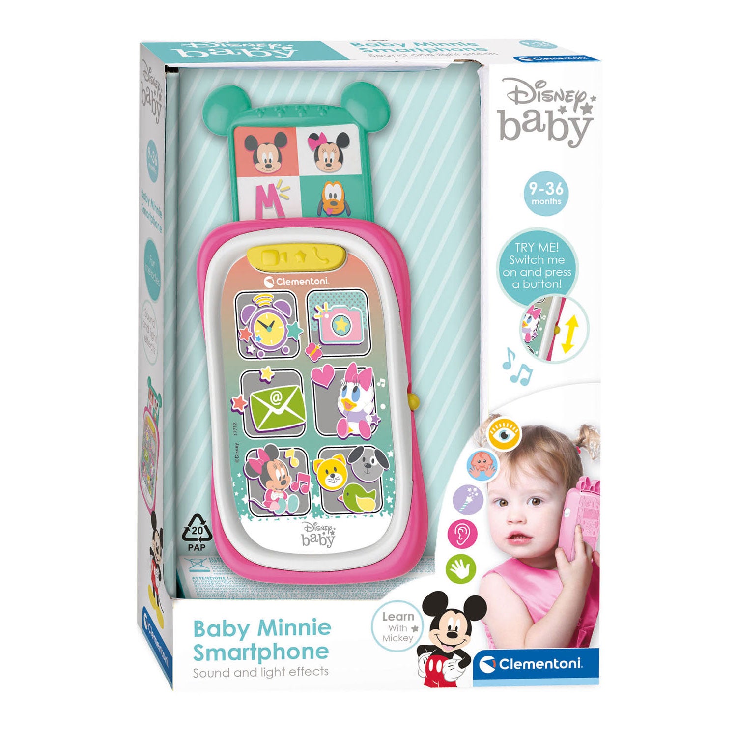 Clementoni Disney Baby Minnie Mouse Telefoon