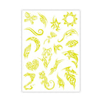 Clementoni crazy chic - urban tattoos glow in the dark