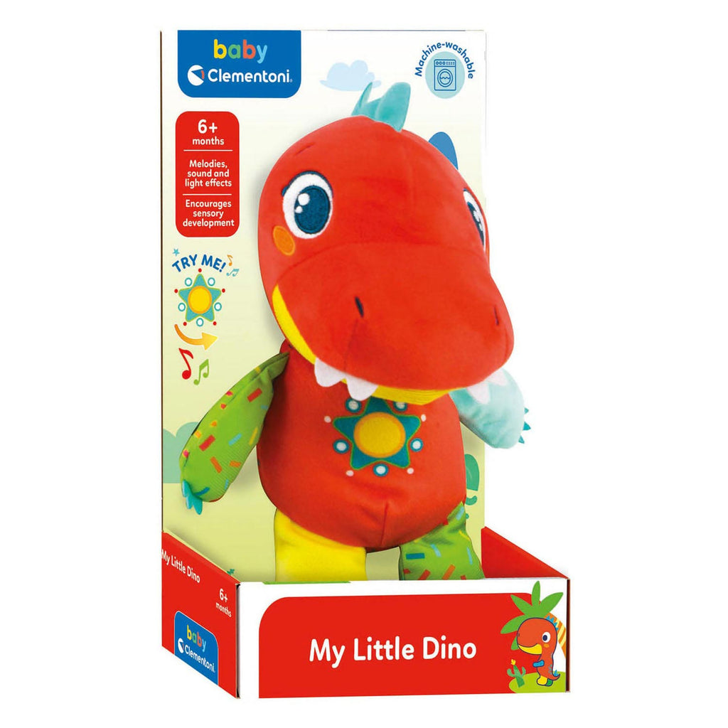 Clementoni baby my little dino knuffel + geluid