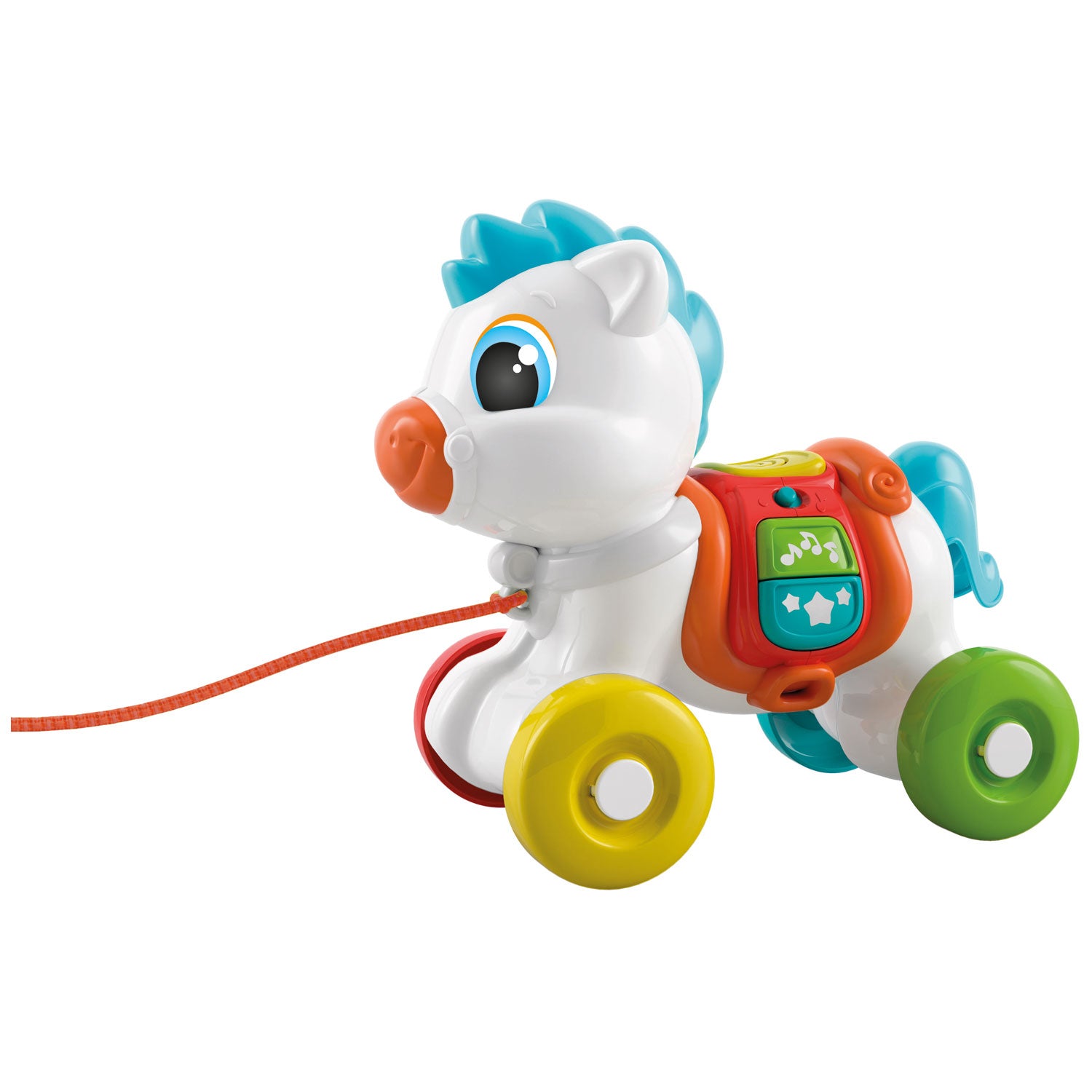 Clementoni baby trekfiguur paard + geluid