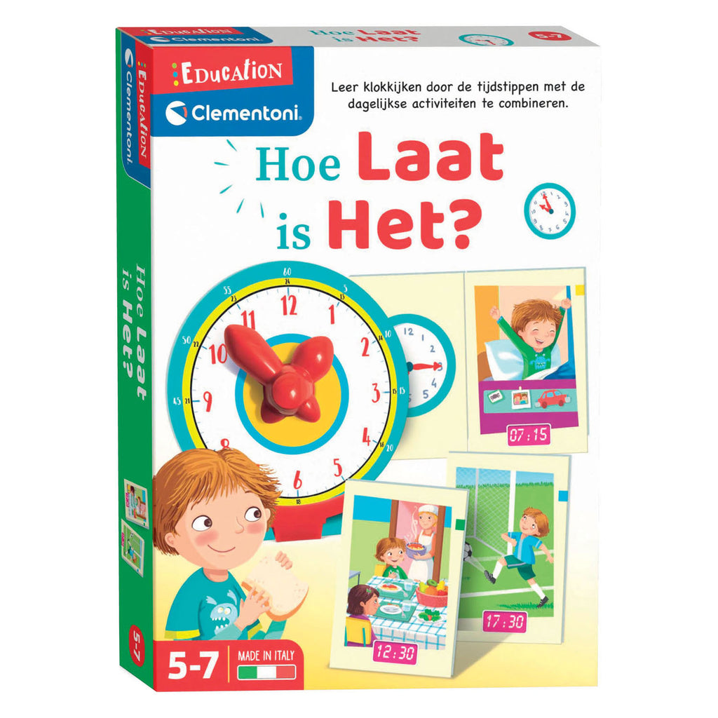 Clementoni hoelaat is het?