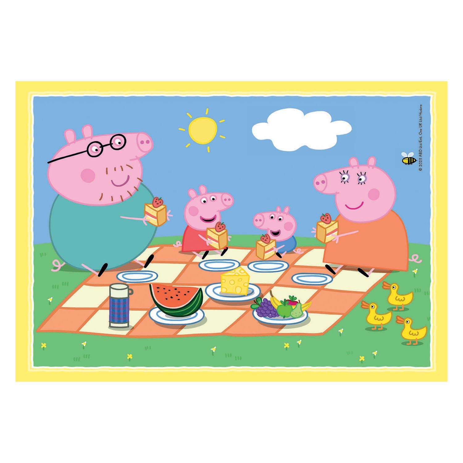 Clementoni peppa pig puzzel 4-in-1 2023