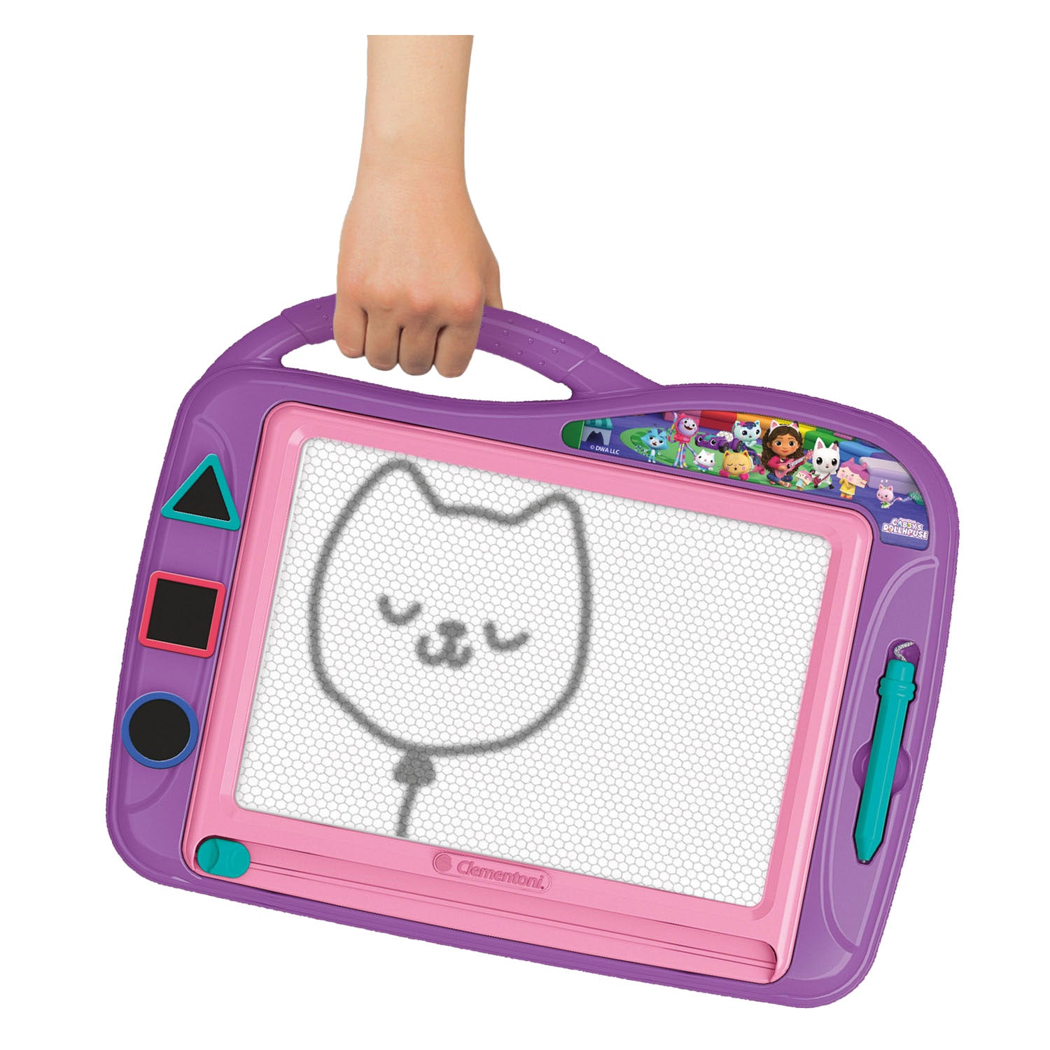 Clementoni gabby's poppenhuis magnetisch tekenbord