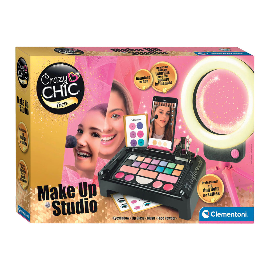 Clementoni crazy chic make-up studio + licht