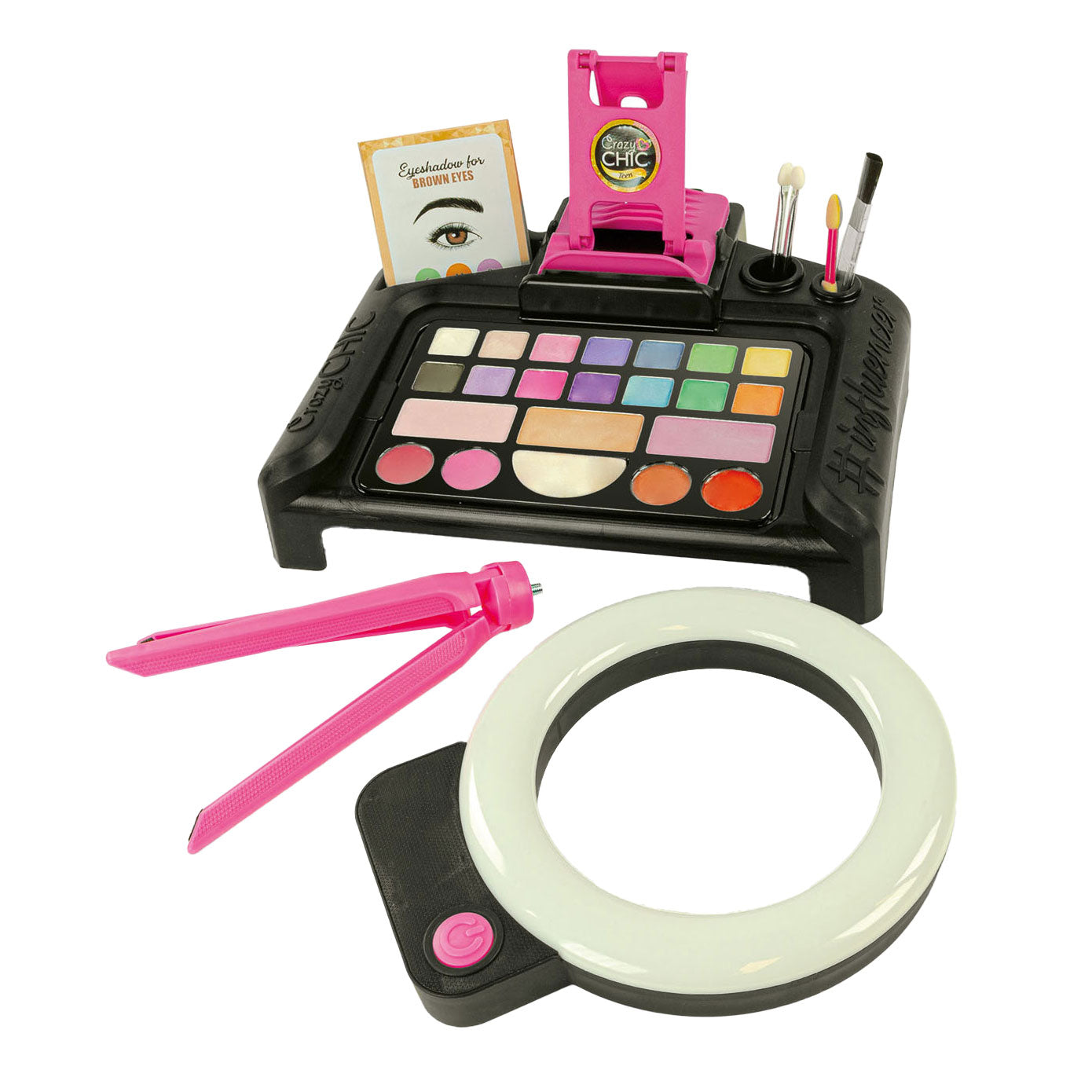 Clementoni crazy chic make-up studio + licht