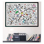 Clementoni legpuzzel impossible peanuts snoopy, 1000st.