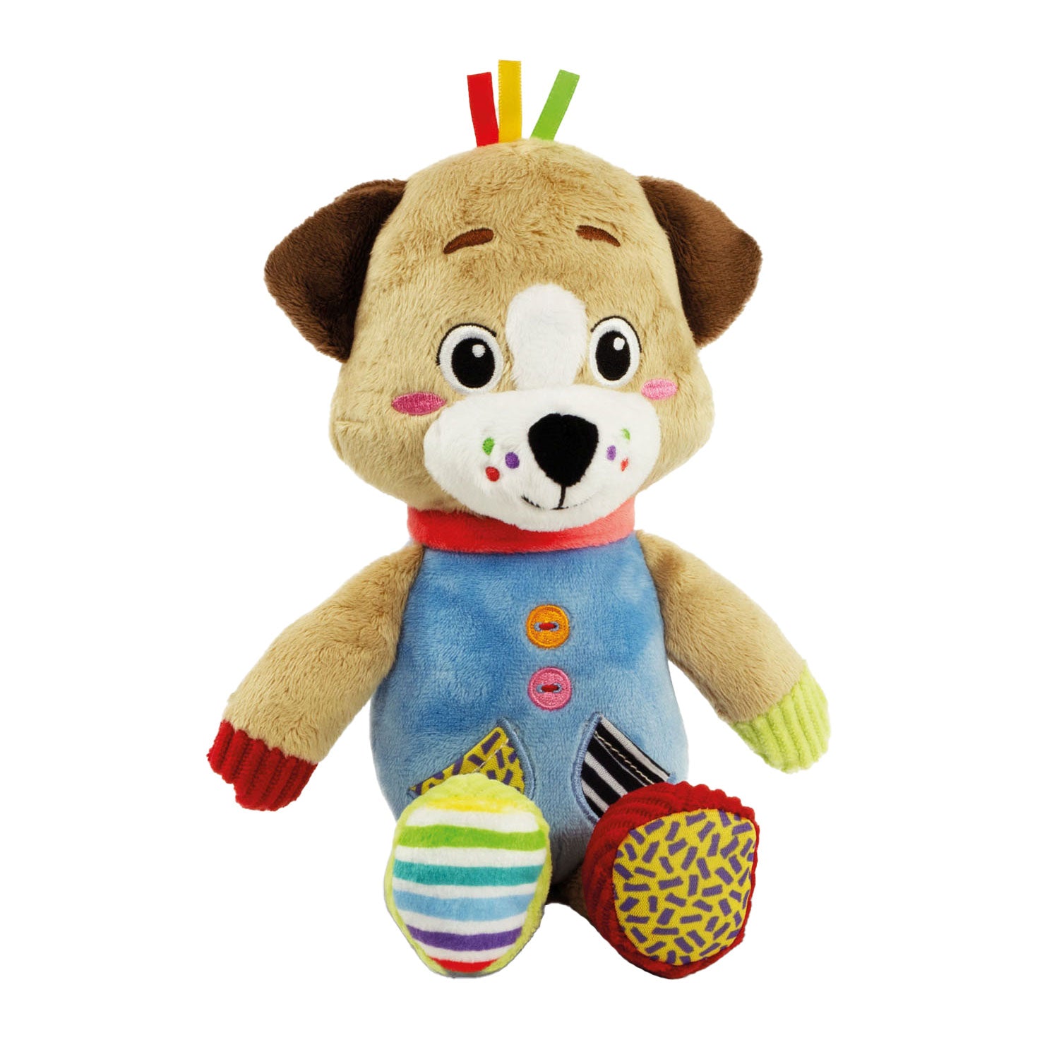 Clementoni baby mijn eerste dierenknuffel - hond