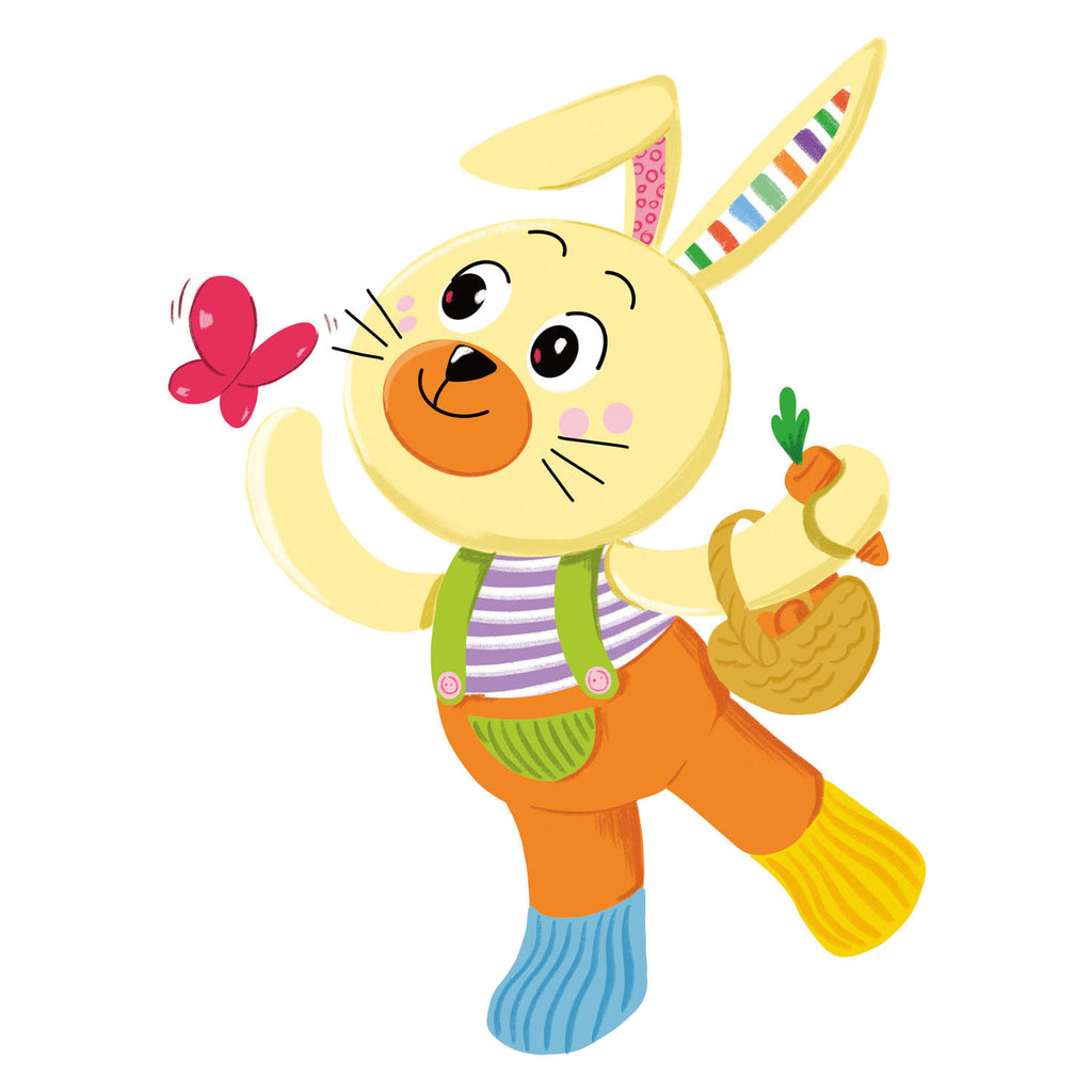 Clementoni baby mijn eerste dierenknuffel - konijn