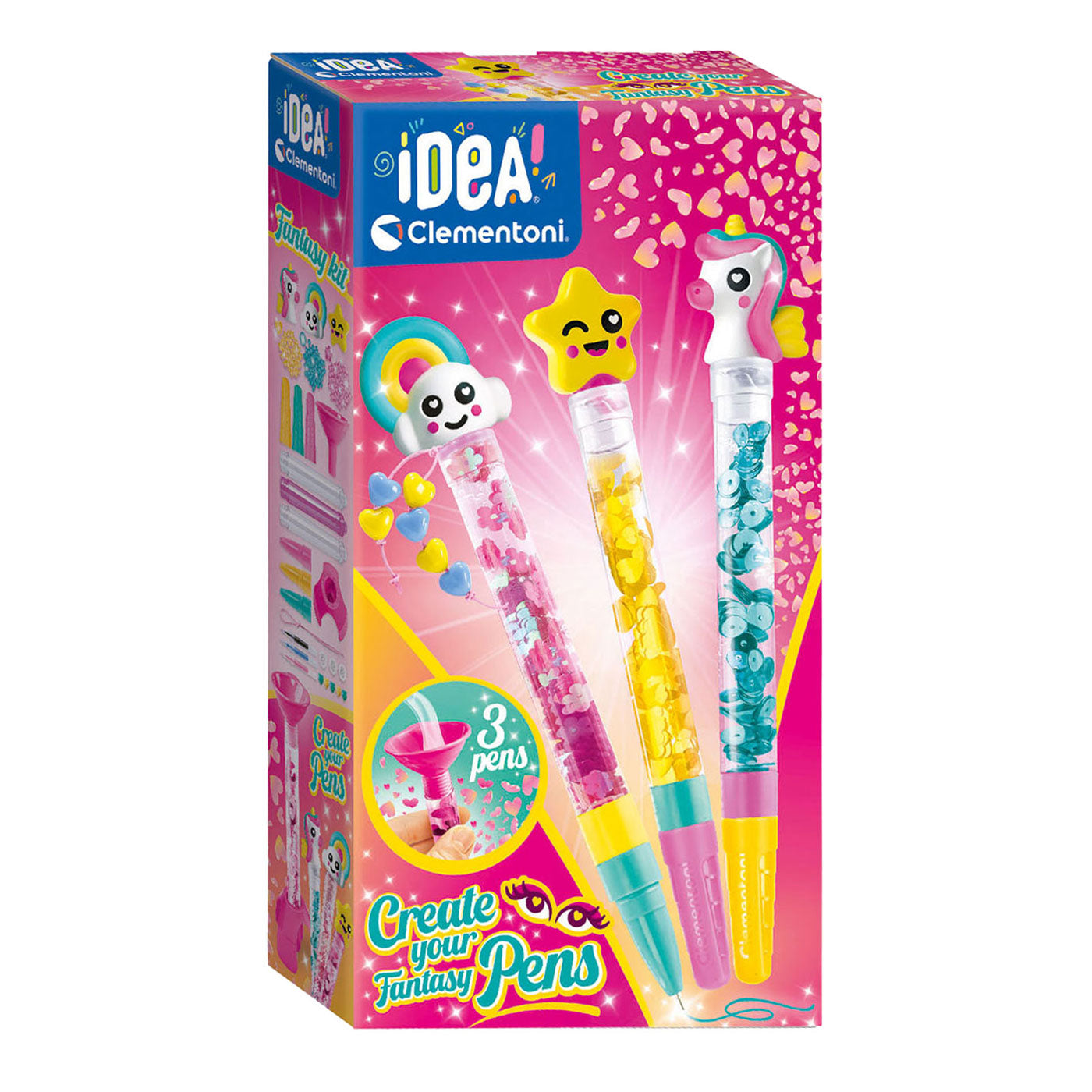 Clementoni idea maak je eigen pennnen fantasie