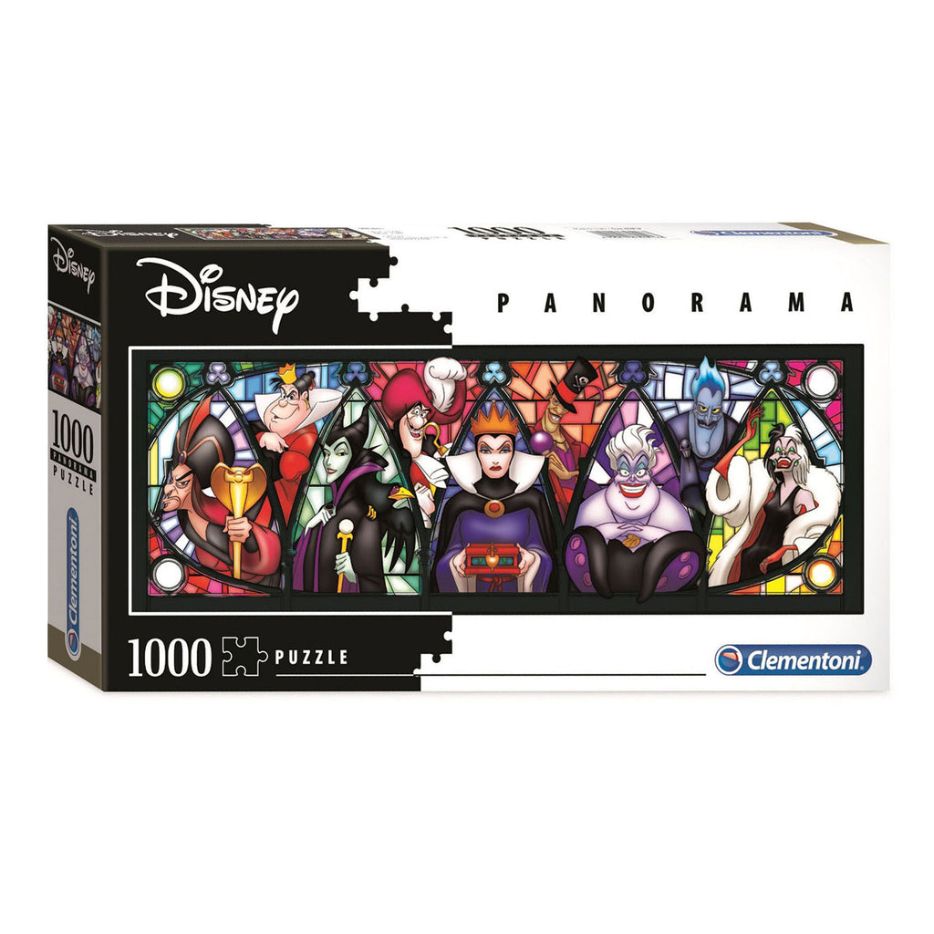 Clementoni legpuzzel panorama disney schurken, 1000st.