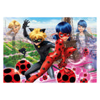 Clementoni legpuzzel super color miraculous ladybug, 104st.