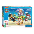 Clementoni supercolor puzzel paw patrol 104 stukjes