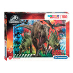 Clementoni legpuzzel super color jurassic world, 180st.