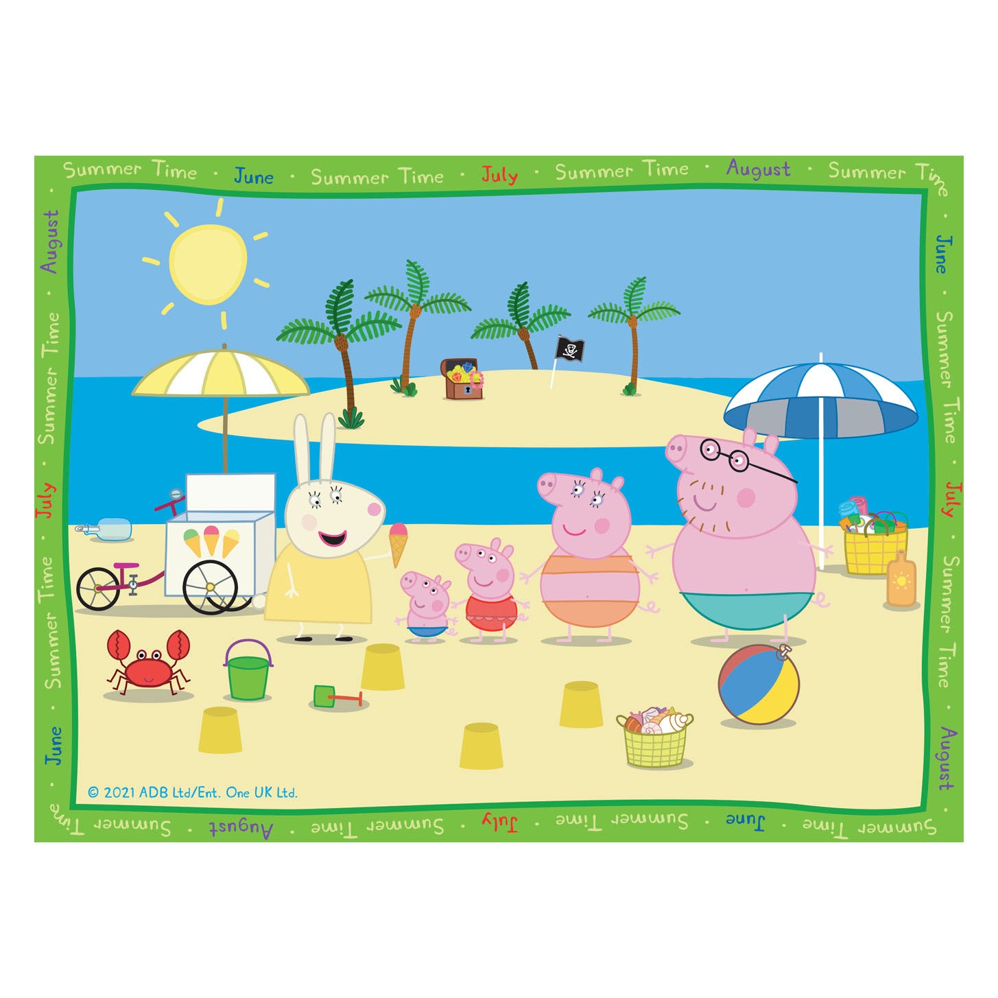 Ravensburger peppa pig seizoenen puzzel, 4in1