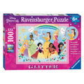 Ravensburger disney princess glitterpuzzel, 100st. xxl