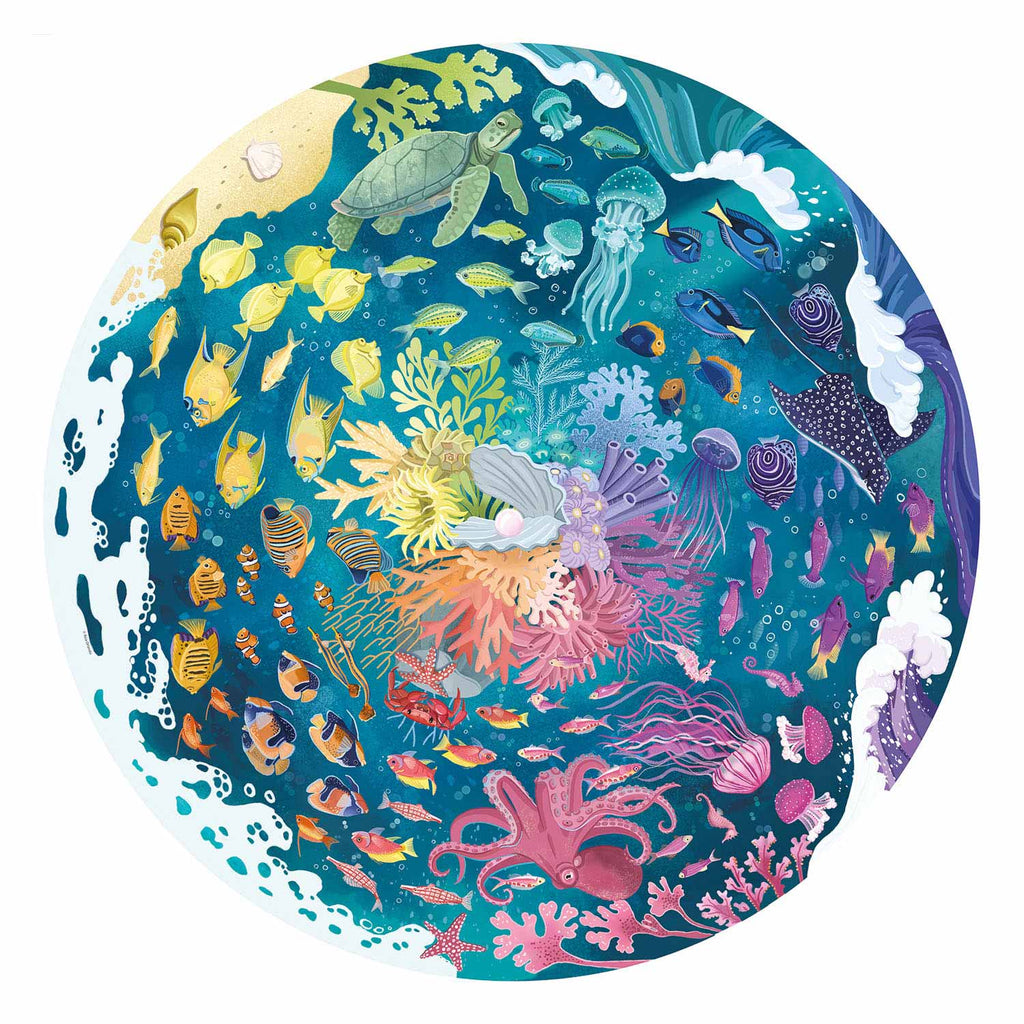 Ravensburger circle of colors puzzels - ocean, 500st.