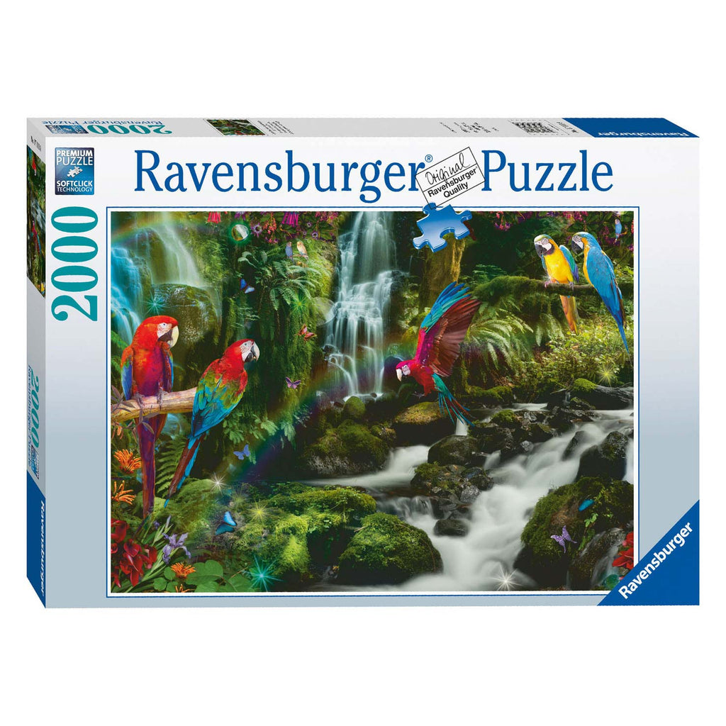 Ravensburger bonte papegaaien in de jungle legpuzzel, 2000st.