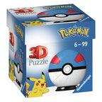 ravensburger pokémon great ball 3d puzzel, 54st.