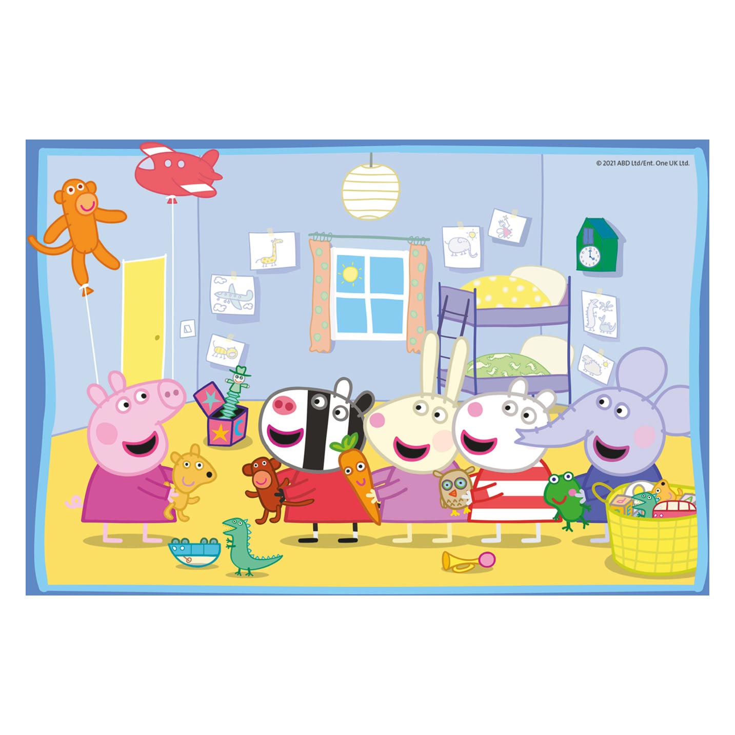 Ravensburger puzzel peppa pig 2x12st