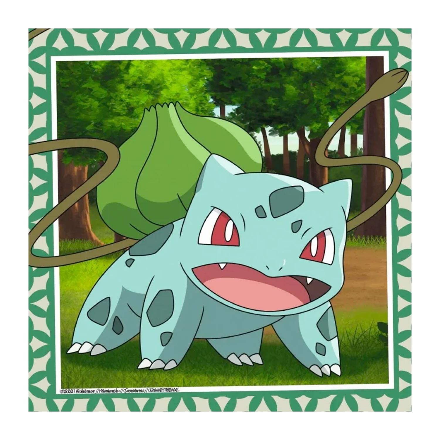 Ravensburger pokémon: charmander, bulbasaur and squirtle