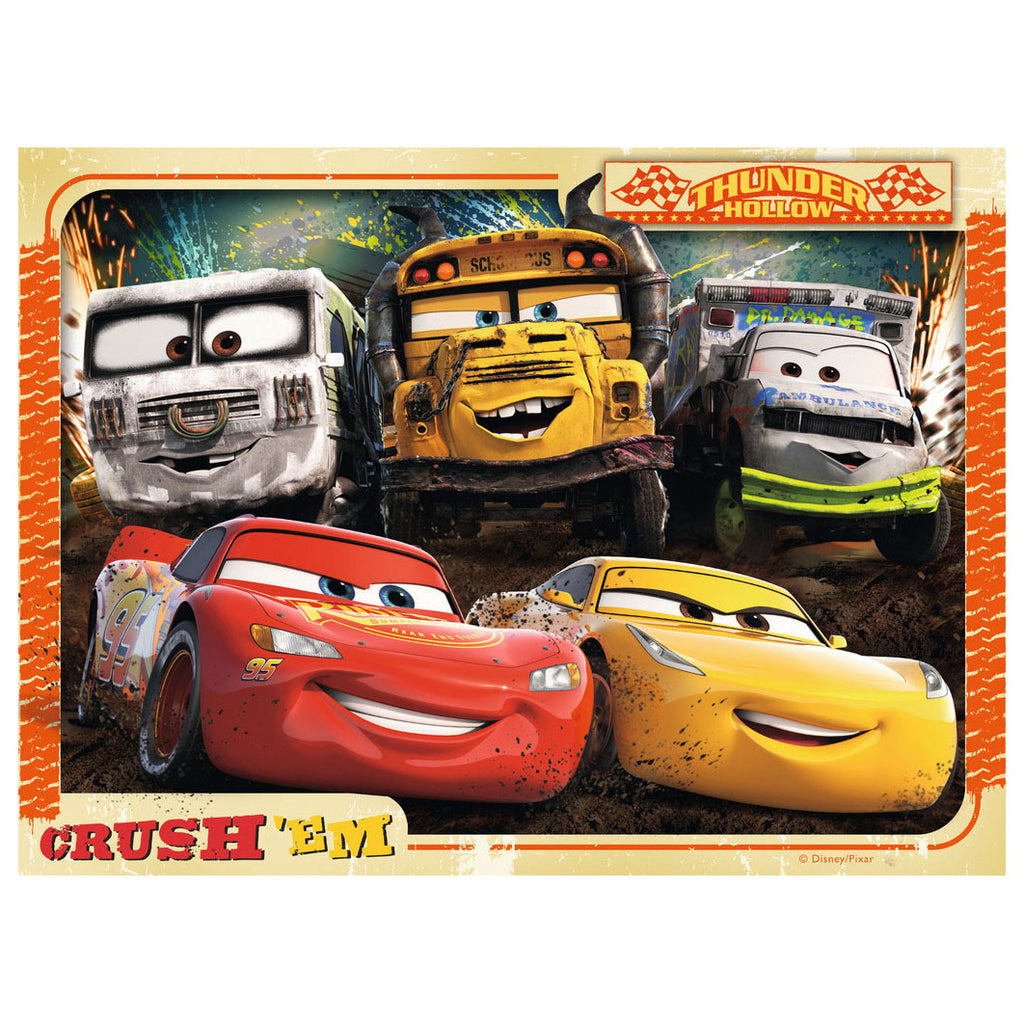 Ravensburger disney cars 3 puzzel, 4in1