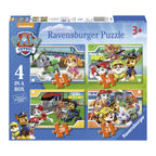Ravensburger puzzel paw patrol, 4-in-1