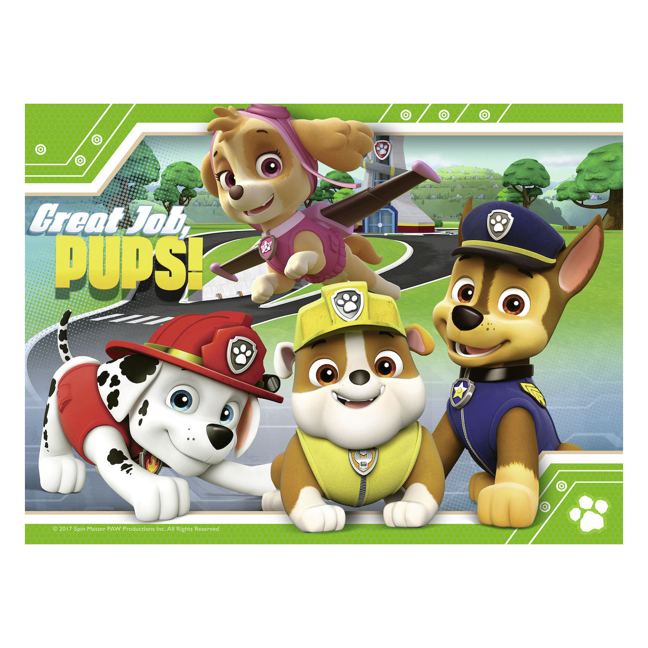 Ravensburger puzzel paw patrol, 4-in-1