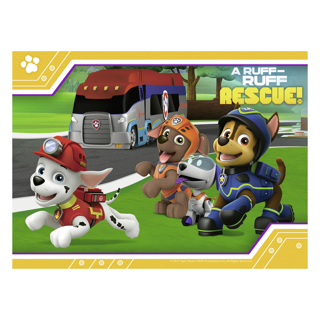 Ravensburger puzzel paw patrol, 4-in-1