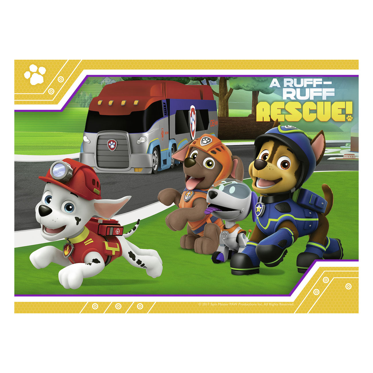 Ravensburger puzzel paw patrol, 4-in-1